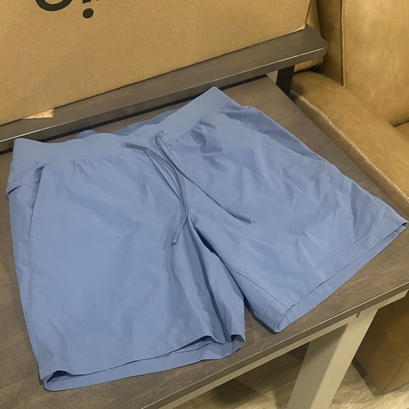 Lululemon Athletica Sky Blue Shorts - Picture 1 of 6